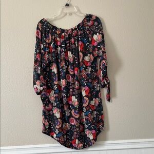 Chic Floral Off-Shoulder Mini Dress